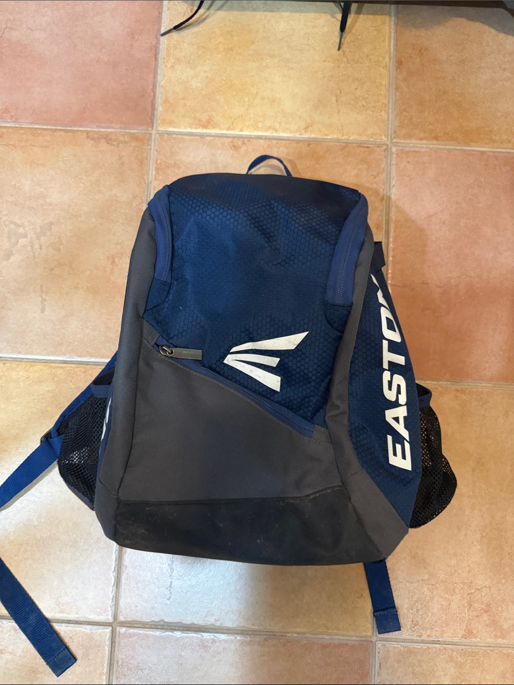 Easton Youth Navy Blue and Gray Baseball